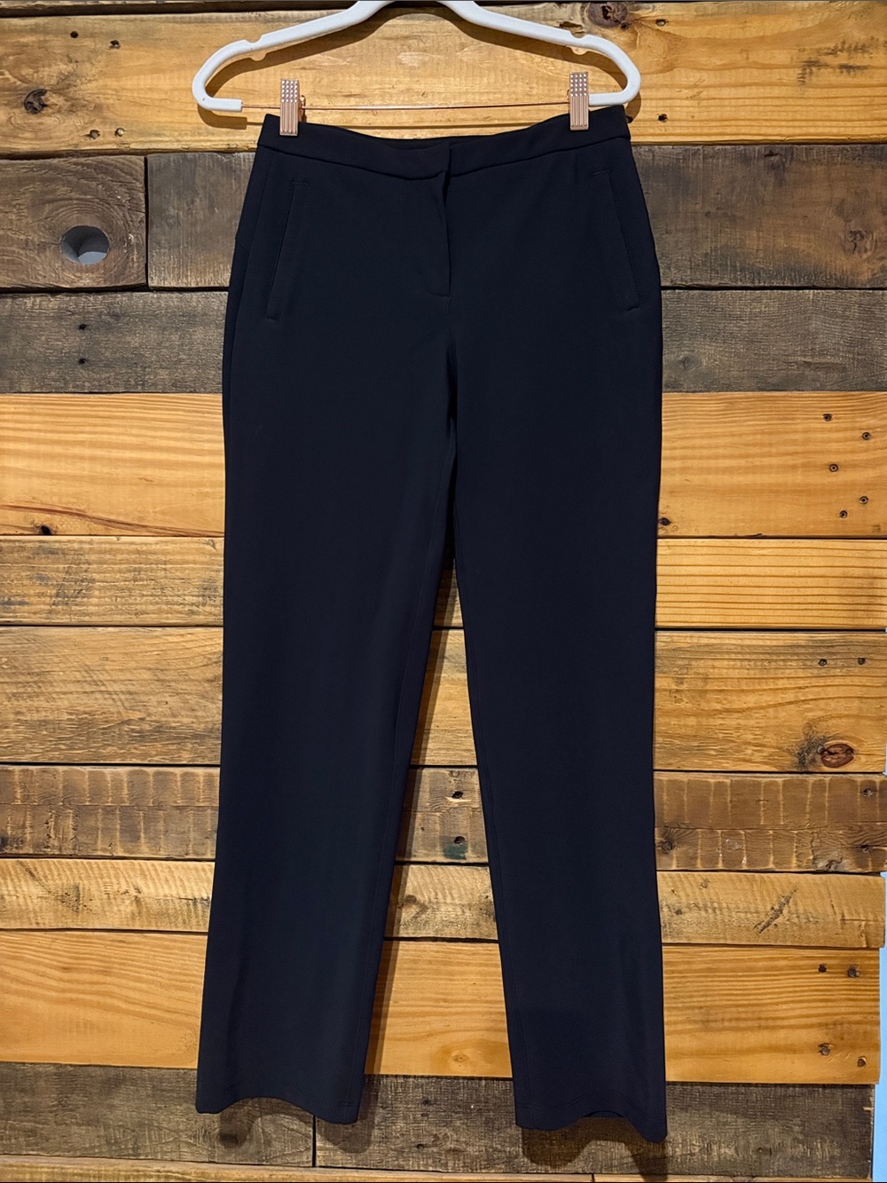 lululemon athletica Black Straight-Leg Work Trousers